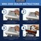 Sealer Sales 8" W-Series Table-Top Direct Heat Sealer w/ 10mm Meshed Seal Width - PTFE Coated WNS-200D - alternate 5